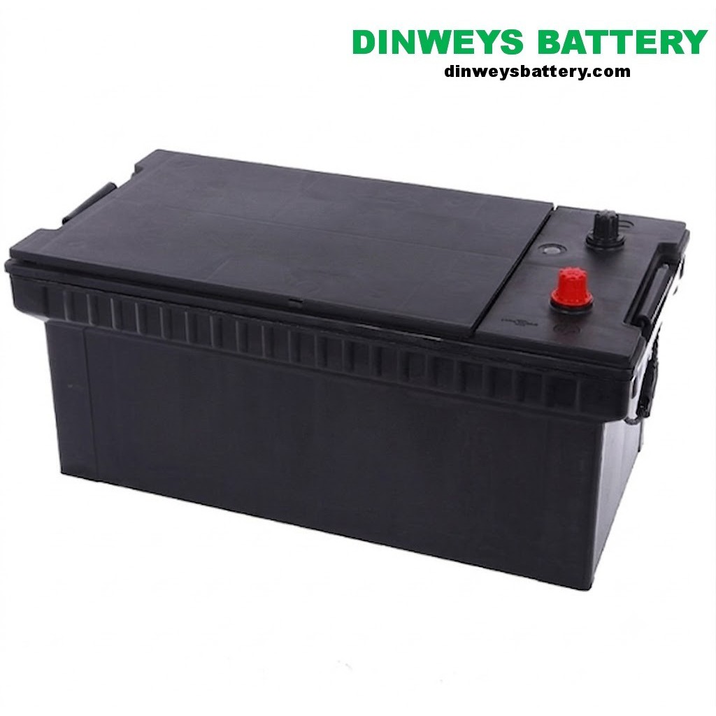 بطارية شاحنة DINWEYS 190H52 N200 للخدمة الشاقة لبرامج الأساطيل